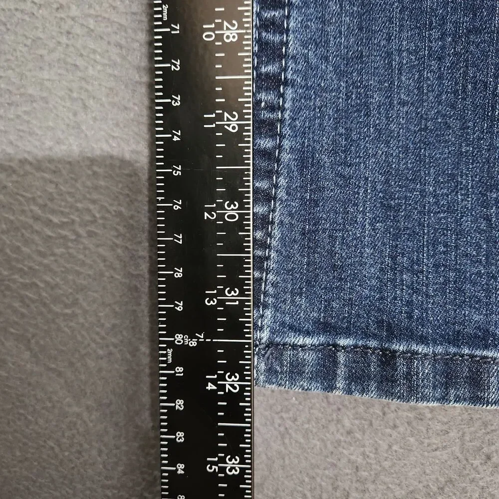 WHBM Women 2 Dark Wash Low Rise Bootcut Jeans